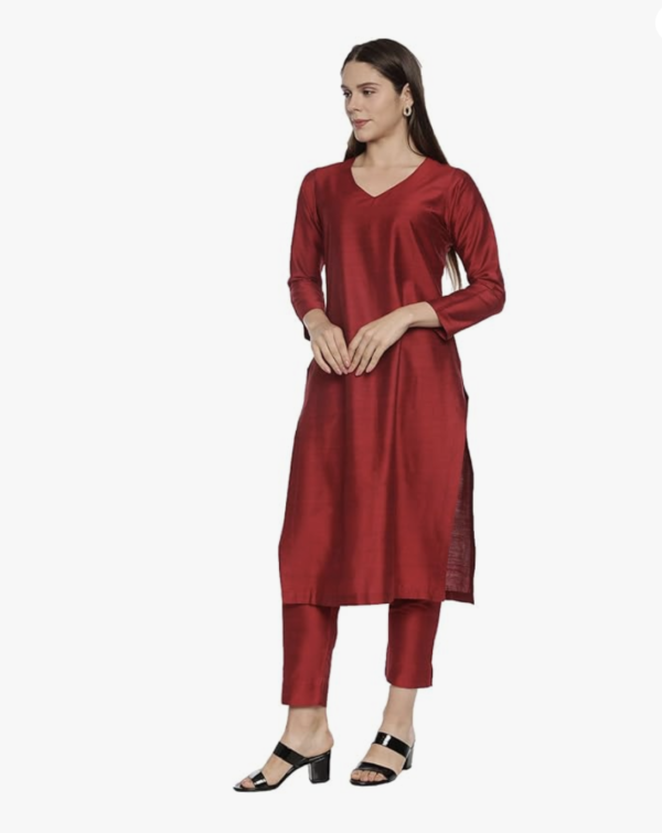 Women's kurta set with pant & Dupatta - Image 5