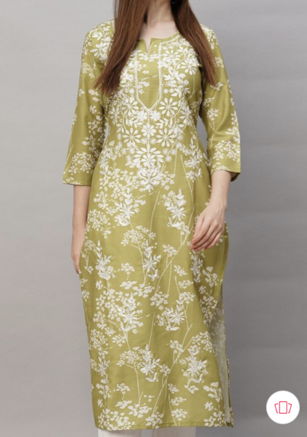 Women Printed Kurti - Image 3