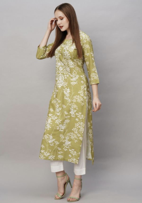 Women Printed Kurti - Image 2